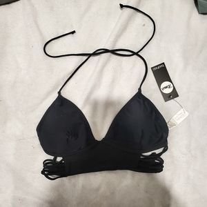 NWT Boohoo strappy longline bikini top